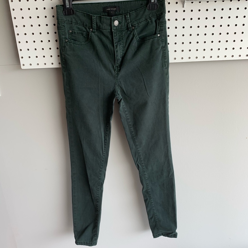 Ann Taylor Forest green jeans